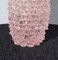 Runde italienische Mid-Century handgefertigte rosa Murano Vase, 1970 6