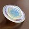 Mid-Century Modern Hand-Blown Opalescent Yellow Murano Art Glass Flying Saucer Bowl, Italy, 1950s, Image 3