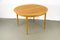 Table de Salle à Manger Ronde en Chêne avec Extension Centrale, 1960s 10