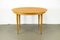 Round Oak Dining Table with Central Extension, 1960s 1