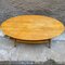 Low Coffee Table in Oak with Brass Details 3