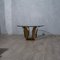 Mid-Century Italian School Round Brass and Glass Side Table, 1950s, Image 11