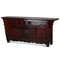 Antique Red Lacquered Sideboard 1