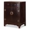 Mid-Sized Dark Lacquered Cabinets, Set of 2 6