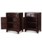 Mid-Sized Dark Lacquered Cabinets, Set of 2 4