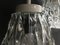 Lámpara colgante o lámpara de araña de metal y vidrio, años 60, Imagen 10