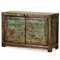 Distressed Green Lacquer Sideboard 1