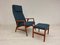 Danish Armchairs in Wool & Teak by Alf Svensson for Fritz Hansen, 1970s, Set of 2 1