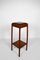 Art Deco Pedestal Table in Carved Wood with Marble Top, France, 1920s 4