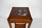 Art Deco Pedestal Table in Carved Wood with Marble Top, France, 1920s 7