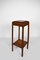 Art Deco Pedestal Table in Carved Wood with Marble Top, France, 1920s, Image 1