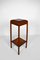 Art Deco Pedestal Table in Carved Wood with Marble Top, France, 1920s 5
