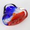 Vintage Murano Glass in Red and Blue 3