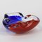 Vintage Murano Glass in Red and Blue 4