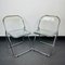 Mid-Century Plia Folding Chairs from Piretti, Italy, 1980s, Set of 2, Image 4