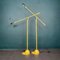 Mid-Century Industrial Yellow Floor Lamps, Yugoslavia, 1960s, Set of 2 1