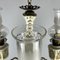 Vintage Porcelain & Brass Chandelier with 3 Lights, Italy, 1950s, Image 10