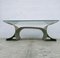 Coffee Table in Steel and Glass by Francois Monnet for Kappa, 1970s, Image 5