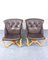 Norwegian Leather Lounge Chairs, 1970s, Set of 2 1