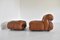 Soriana Lounge Chair with Ottoman by Tobia & Afra Scarpa for Cassina, 1970s, Set of 2 4
