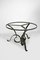 Circular Wrought Iron & Beveled Mirror Table Attributed to Raymond Subes, 1935 12