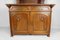 Art Nouveau Buffet in Carved Mahogany with Stained Glass, 1900s 11