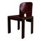 Modell 121 Esszimmerstühle aus rotem Leder & Nussholz von Afra und Tobia Scarpa für Cassina, 1967, 10er Set 18