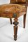 Napoleon III Chair in Walnut, Leather and Marble, 1860s 11