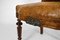 Napoleon III Chair in Walnut, Leather and Marble, 1860s, Image 10
