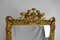 Large Art Nouveau Gilt Fireplace Mirror, 1890s, Image 3