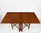 Mid-Century Teak Drop Leaf Dining Table by Bendt Winge, 1950s, Image 3