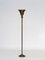 French Art Deco Brass Uplighter Floor Lamp, 1920s 14