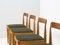 Vintage Solid Ash Wood Dining Chairs, Set of 4, Image 5