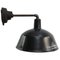 Industrielle Vintage Fabriklampe aus Gusseisen & schwarzer Emaille 1