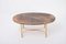 Mid-Century Italian Brown Coffee or Side Table in Goat Skin and Brass by Aldo Tura, Image 1
