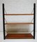 Teak Hanging Wall Unit with 3 Shelves by Louis Van Teeffelen for WéBé, 1958 8