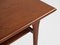 Table Basse Mid-Century en Teck avec 2 Niveaux 1960s 5