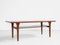 Midcentury Danish coffee table in teak with 2 levels 1960s 1