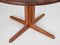 Danish Round Extendable Dining Table in Teak from Skovby, 1960s, Image 9