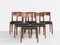 Mid-Century Chairs in Teak by Henning Kjaernulf for Korup Stolefabrik, Set of 6 1