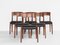 Mid-Century Chairs in Teak by Henning Kjaernulf for Korup Stolefabrik, Set of 6, Image 1