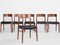 Mid-Century Chairs in Teak by Henning Kjaernulf for Korup Stolefabrik, Set of 6 3