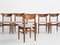 Danish Dining Chairs in Teak from Dyrlund, 1960s, Set of 6 4