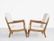 Danish Easy Chairs in Oak and Teak, 1960s, Set of 2 2