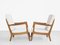 Fauteuils en Chêne et Teck, Danemark, 1960s, Set de 2 2