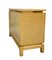 Chest of Drawers in Briar Wood with Brass Handles and Profiles, Italy, 1970s, Image 7
