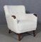 Danish Lounge Chair and Ottoman, 1940s, Set of 2 6
