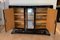 Small Art Deco Sideboard / Buffet with Black Lacquer and Nickel, France, 1925 16