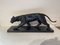 Art Deco Bronze and Marble Panther Sculpture by Jean Martel, France, 1930s, Image 16