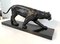 Art Deco Bronze and Marble Panther Sculpture by Jean Martel, France, 1930s, Image 12